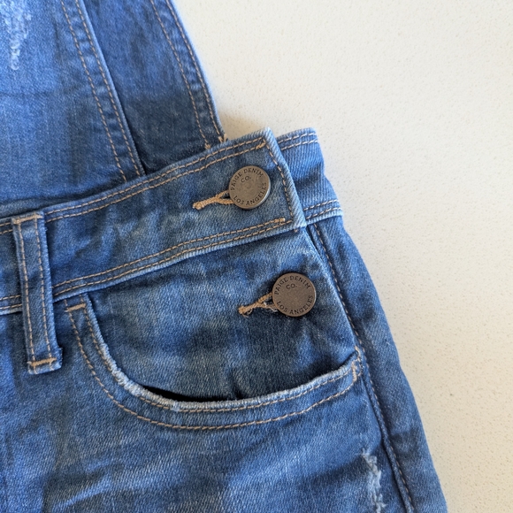 PAIGE Blue Denim Wide-Leg Women's Overalls - Picture 6 of 14